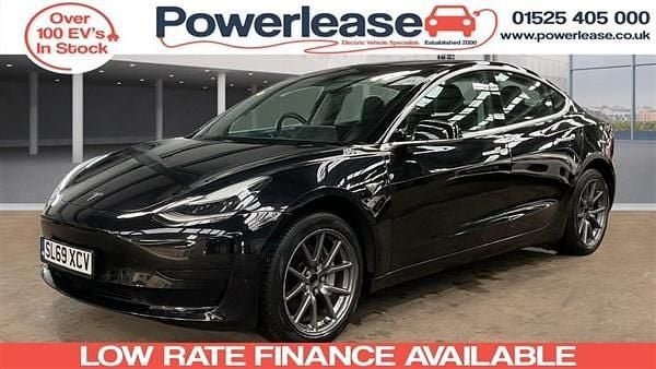 Black Used 2019 Tesla Model 3 Standard Range Plus Sedan | £15,244 (Fair price) - Image 1/4