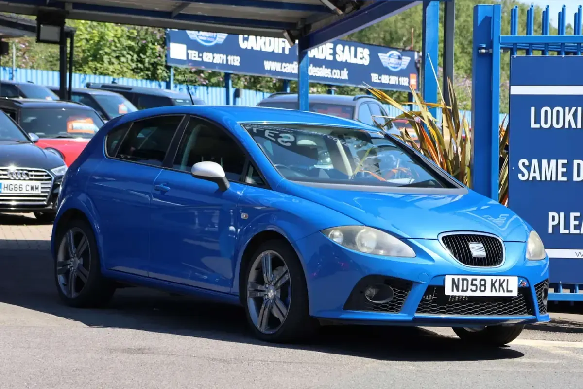 Used Seat Leon FR 170 HP (125 kW) 2008 Blue Hatchback