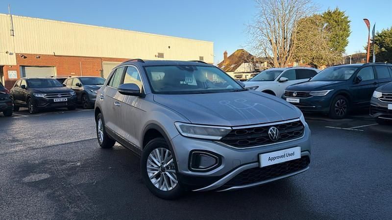 Silver Used 2022 VW T-Roc Life SUV | £20,900 (Fair price) - Image 1/4