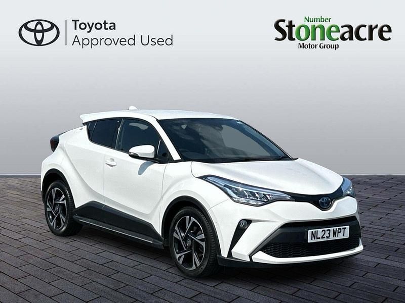 White Used 2023 Toyota C-HR Design SUV | £22,000 (Fair price) - Image 1/2
