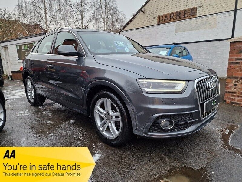 Grey Used 2014 Audi Q3 S-Line SUV | £7,995 (Fair price) - Image 1/4