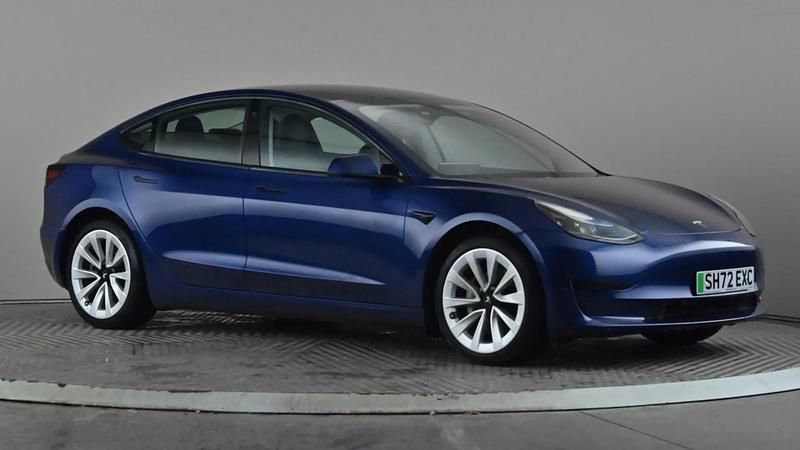 Blue Used 2022 Tesla Model 3 RWD Sedan | £18,677 (Super price) - Image 1/3