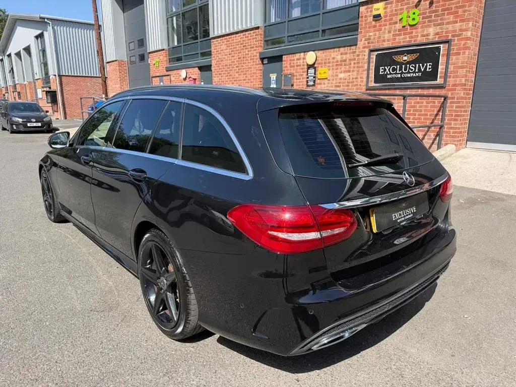 Used Mercedes C220 Edition 2018 Black Estate