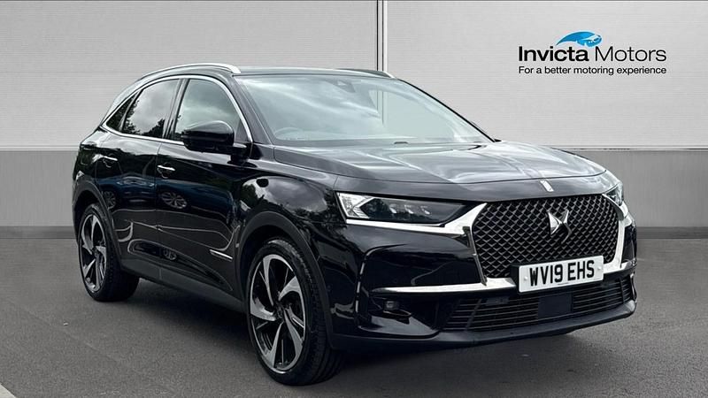 Black Used 2019 DS Automobiles DS7 Crossback Ultra Prestige SUV | £16,500 (Expensive) - Image 1/4