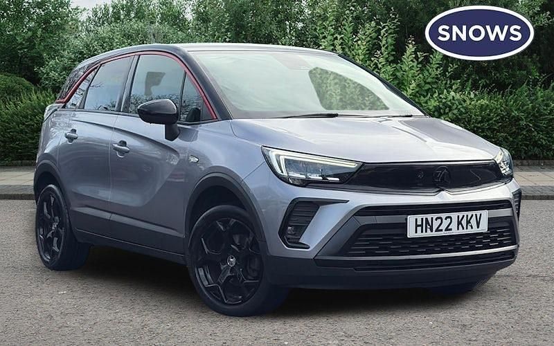 Used Vauxhall Crossland GS Line 110 HP (80 kW) 2022 Grey SUV