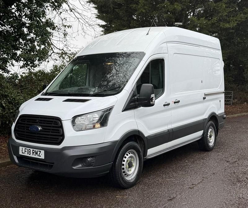 Used Ford Transit 130 HP (95 kW) 2018 White Van