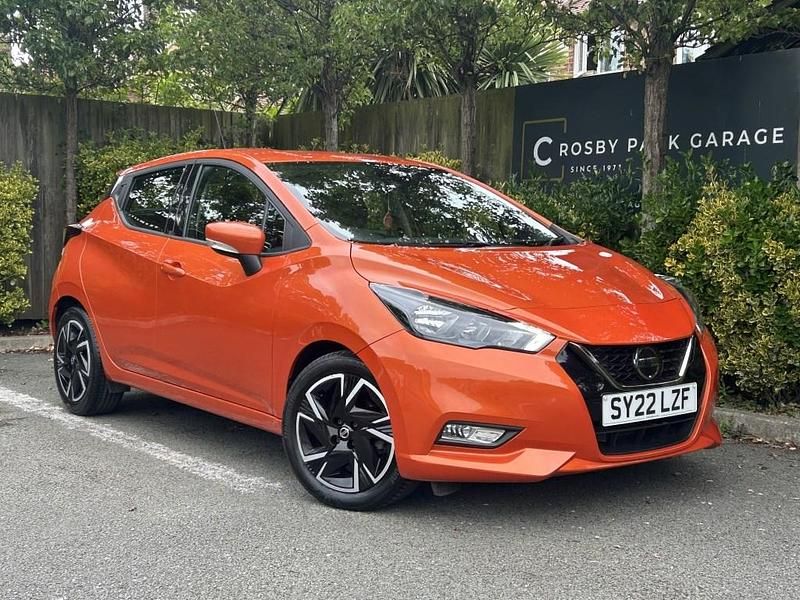 Orange Used 2022 Nissan Micra Acenta Hatchback | £14,250 (Fair price) - Image 1/4