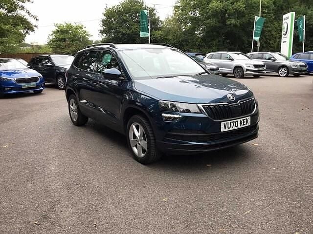 Blue Used 2020 Skoda Karoq SE SUV | £18,551 (Fair price) - Image 1/4