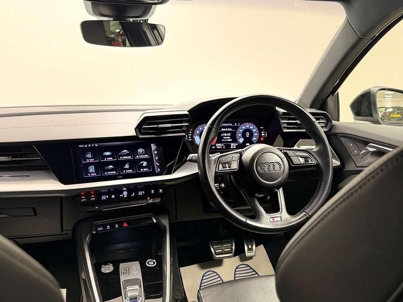 Used Audi A3 S-Line 150 HP (110 kW) 2023 Black Sedan