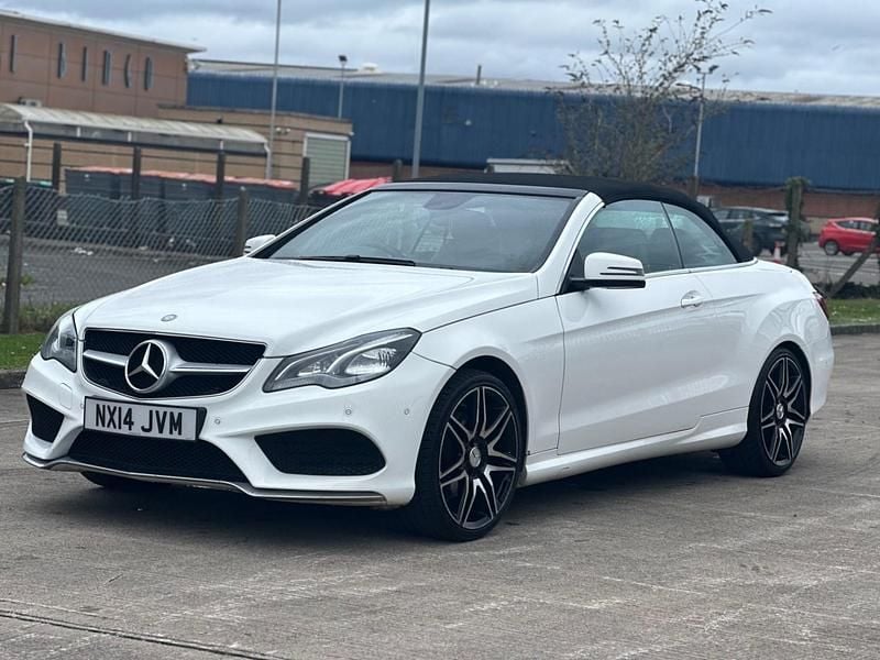 Used Mercedes E220 AMG 2014 White Cabriolet