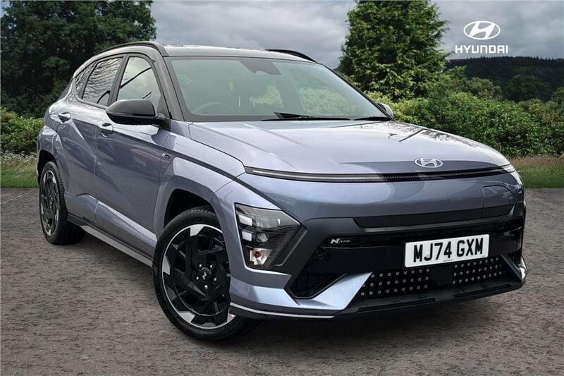 Blue New 2024 Hyundai Kona N Line SUV | £26,999 (Super price) - Image 1/4
