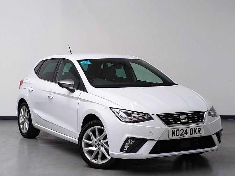 White Used 2024 Seat Ibiza XCELLENCE Hatchback | £17,998 (Fair price) - Image 1/4