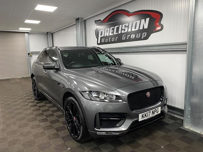 Grey Used 2017 Jaguar F-Pace R-Sport SUV | £15,995 (Good price) - Image 1/4