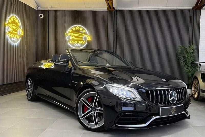 Used Mercedes C63S AMG Premium Plus 2019 Black Cabriolet