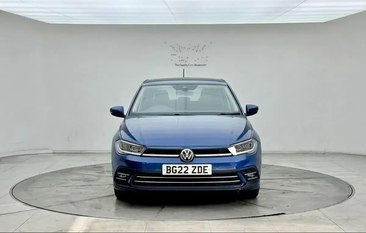 Used VW Polo Style 95 HP (69 kW) 2022 Blue Hatchback