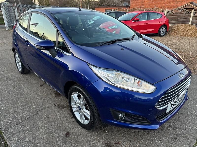 Blue Used 2017 Ford Fiesta Zetec Hatchback | £4,995 (Super price) - Image 1/4