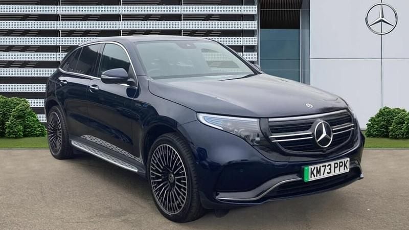 Used Mercedes EQC400 AMG Line Premium 300 kW (408 HP) 2023 Blue SUV
