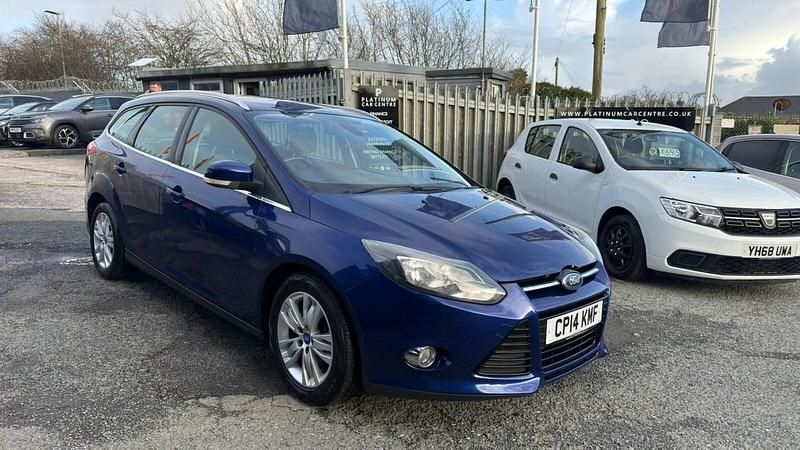 Used Ford Focus Titanium 115 HP (84 kW) 2014 Blue Estate