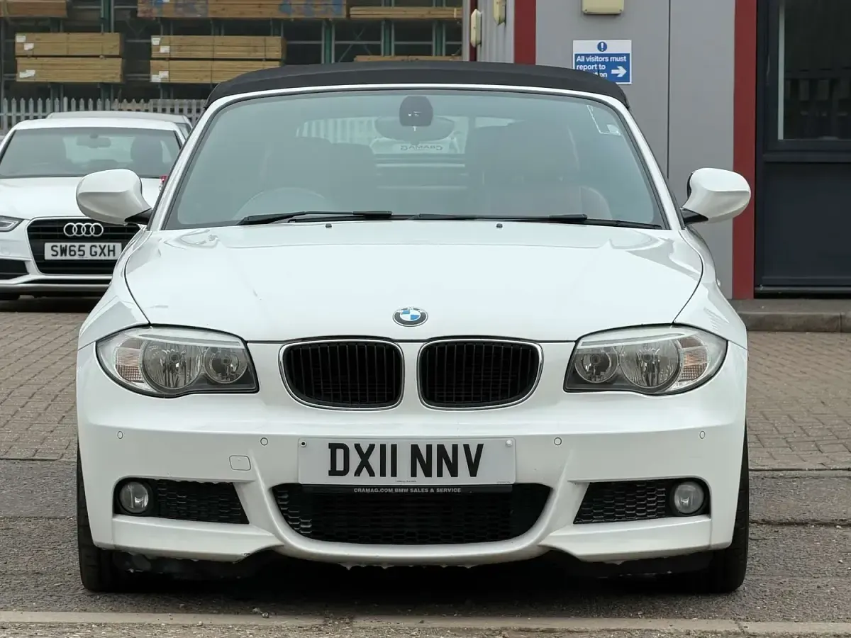 Used BMW 120 Cabriolet M Sport 177 HP (130 kW) 2011 White Cabriolet