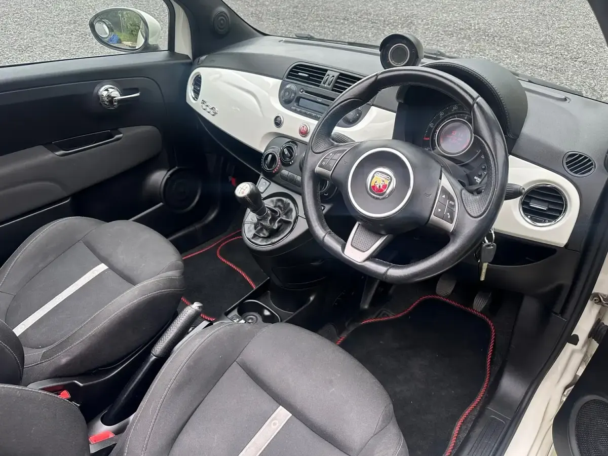 Used Abarth 500C 2013 White Cabriolet