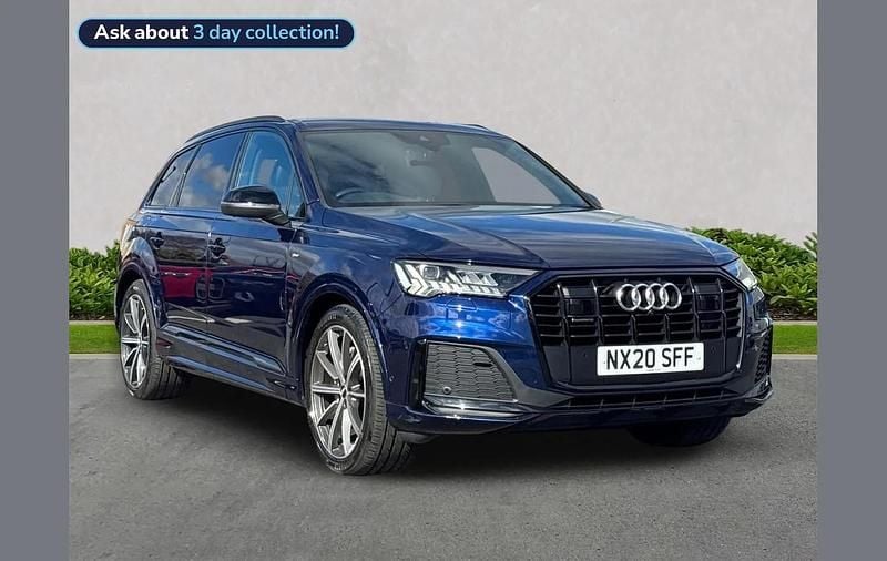 Used Audi Q7 Black Edition 286 HP (210 kW) 2020 Blue SUV