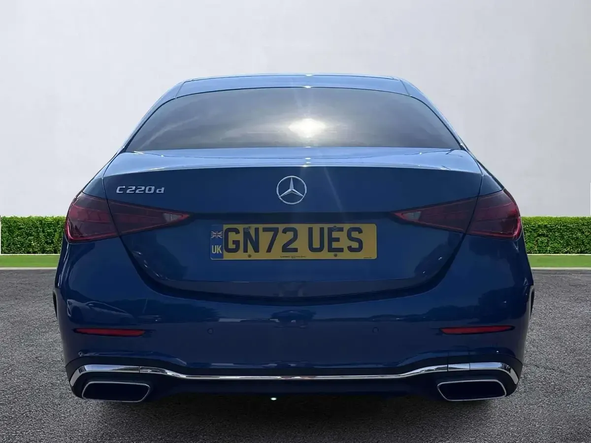 Used Mercedes C220 AMG Line Premium 2022 Blue Sedan