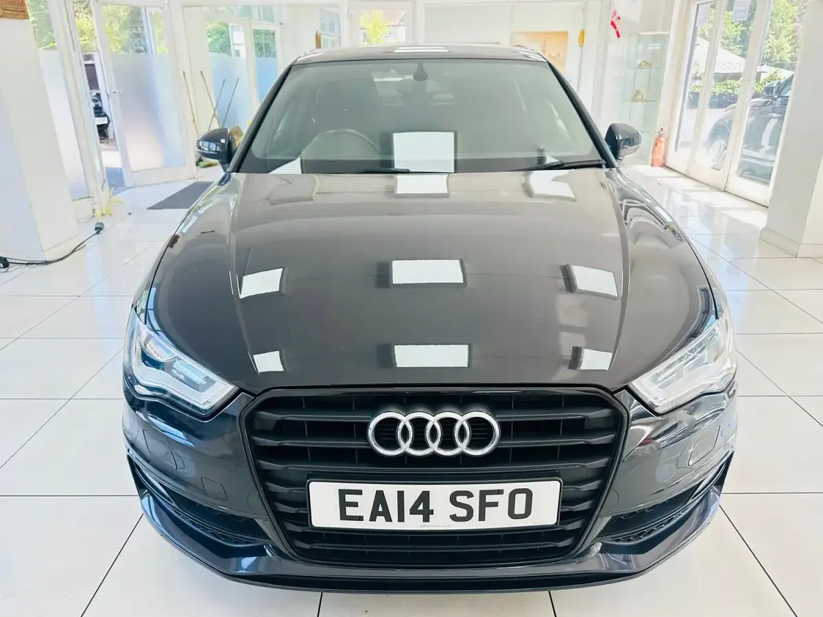 Used Audi A3 S-Line 180 HP (132 kW) 2014 Black Hatchback