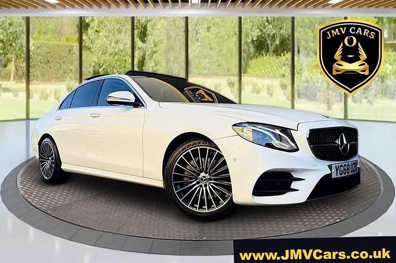 Used Mercedes E220 AMG Line Premium 194 HP (142 kW) 2018 White Sedan