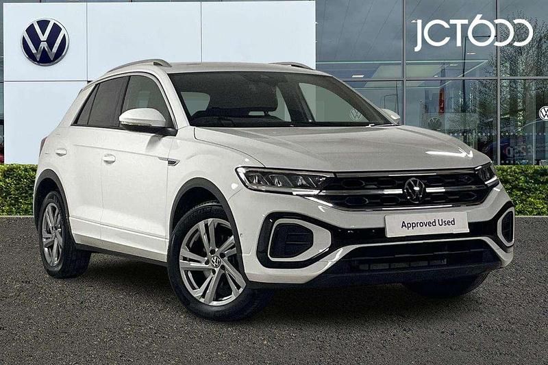 White Used 2022 VW T-Roc R-line SUV | £23,397 (Fair price) - Image 1/4