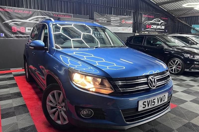 Blue Used 2015 VW Tiguan Match SUV | £8,250 (Good price) - Image 1/1