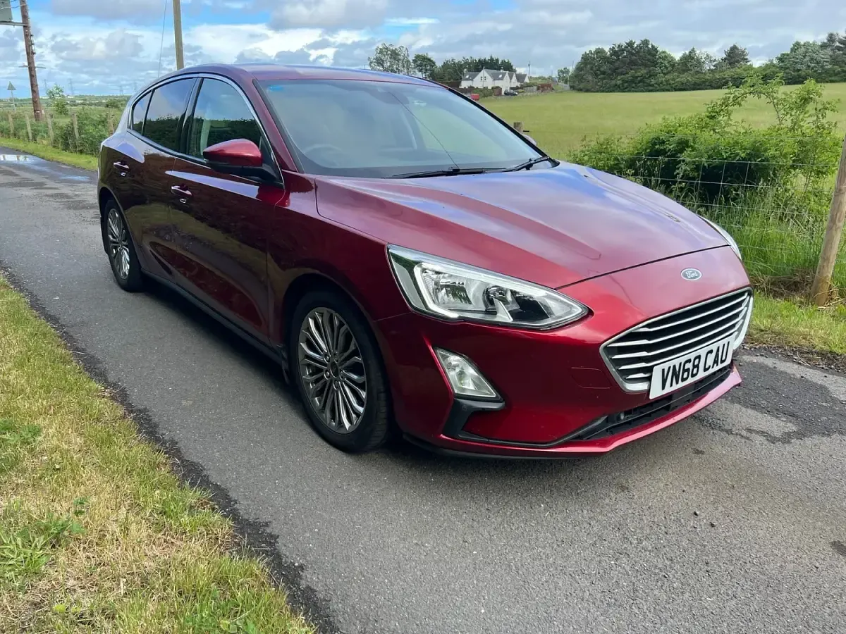Used Ford Focus Titanium X 150 HP (110 kW) 2018 Red Hatchback
