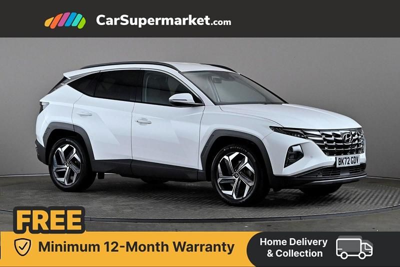 White Used 2022 Hyundai Tucson Premium SUV | £22,797 (Fair price) - Image 1/4