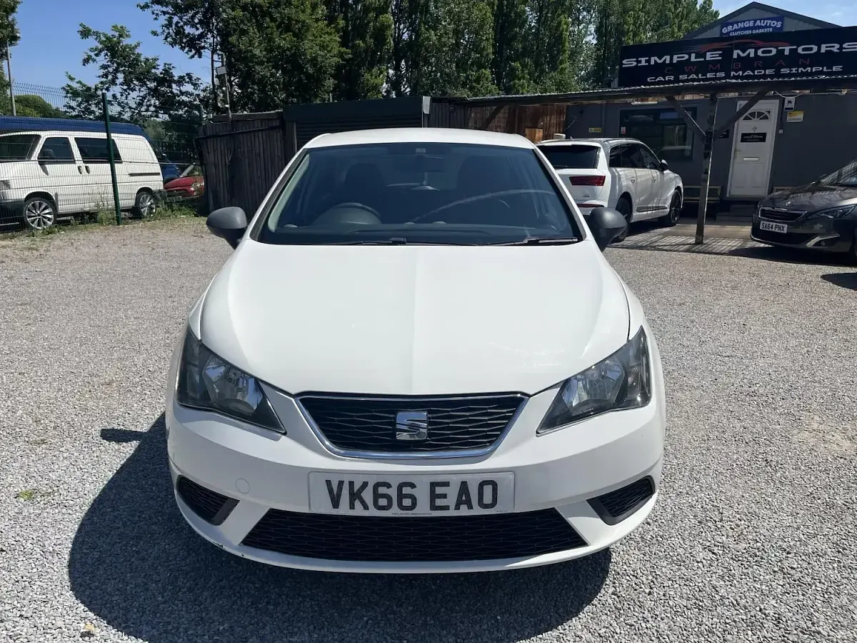 Used Seat Ibiza SOL 75 HP (55 kW) 2016 White Hatchback