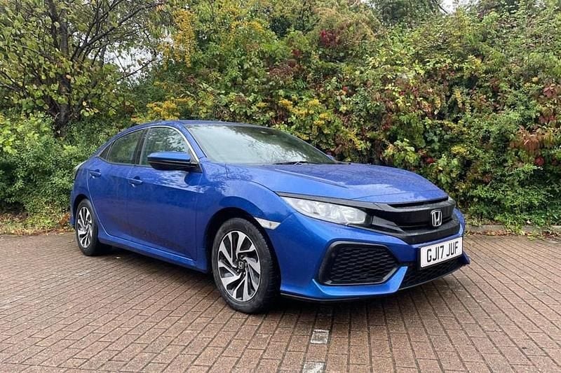 Blue Used 2017 Honda Civic SE Hatchback | £8,900 (Good price) - Image 1/1