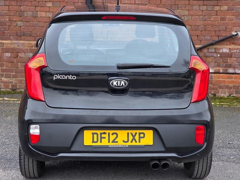 Used Kia Picanto 68 HP (50 kW) 2012 Black Hatchback