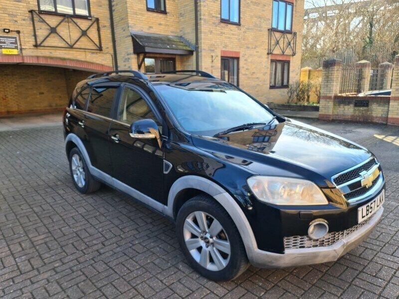 Black Used 2008 Chevrolet Captiva SUV | £1,490 (A bit pricey) - Image 1/4