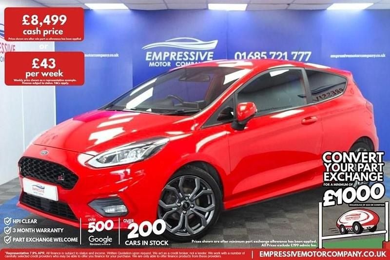 Used Ford Fiesta ST-Line X 140 HP (102 kW) 2019 Red Hatchback