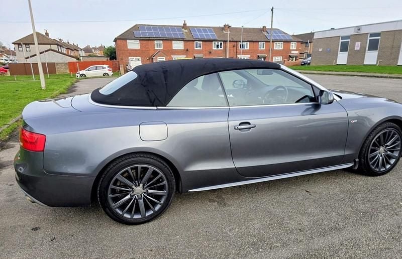Used Audi A5 Cabriolet S-Line 170 HP (125 kW) 2012 Grey Cabriolet