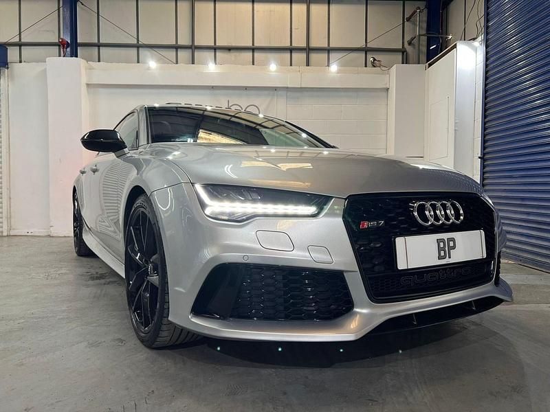 Silver Used 2016 Audi RS7 Sportback Performance Hatchback | £32,995 (Super price) - Image 1/4