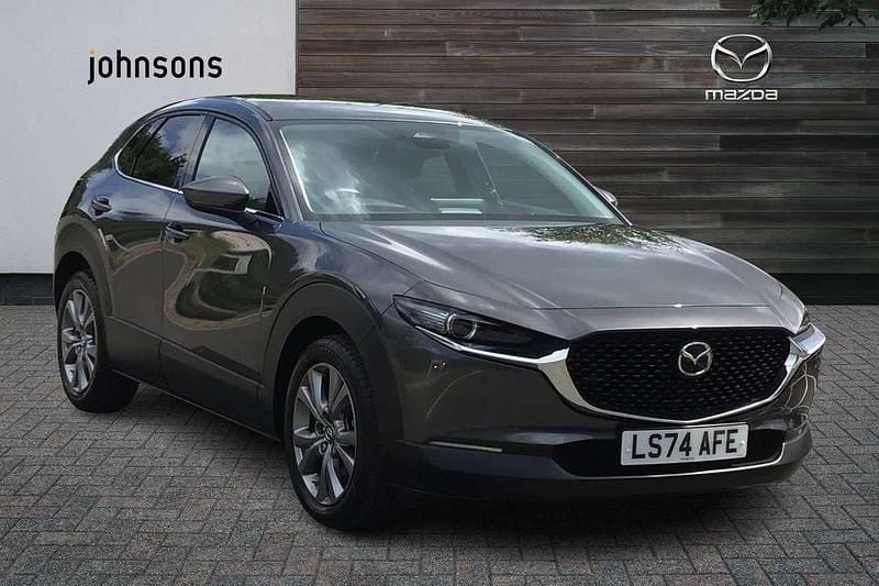 Grey Used 2024 Mazda CX-30 Exclusive-Line SUV | £20,970 (A bit pricey) - Image 1/4