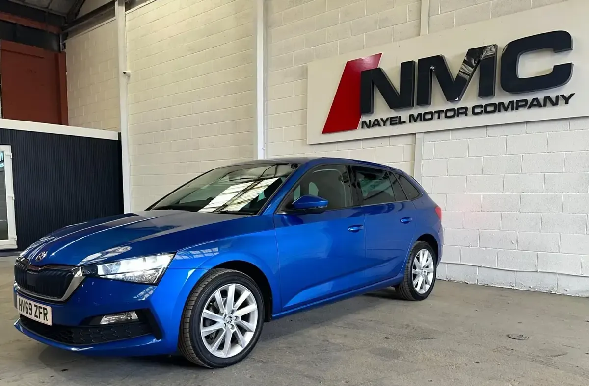Used Skoda Scala SE L 115 HP (84 kW) 2019 Blue Hatchback