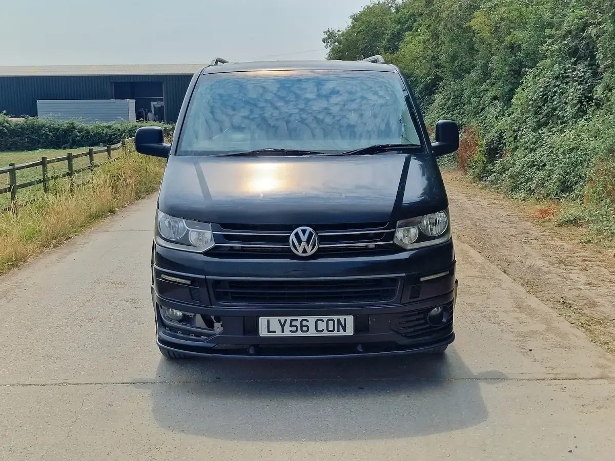Used VW T5 Trendline 130 HP (95 kW) 2006 Black Van