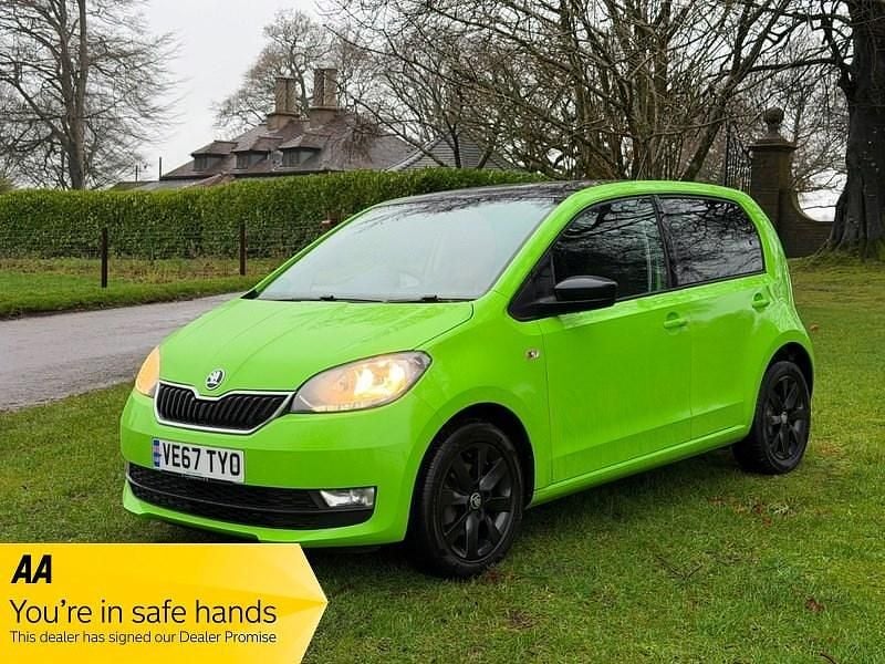Used Skoda Citigo Colour Edition 60 HP (44 kW) 2018 Green Hatchback