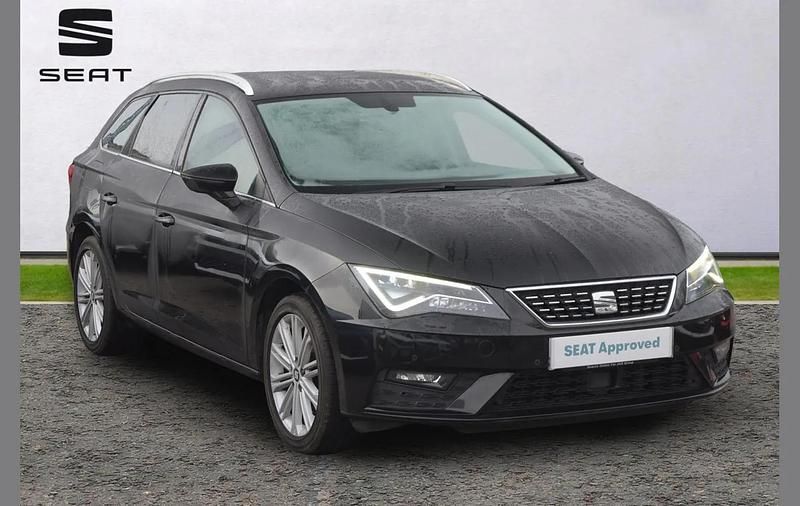 Black Used 2017 Seat Leon ST XCELLENCE Estate | £10,890 (Fair price) - Image 1/4