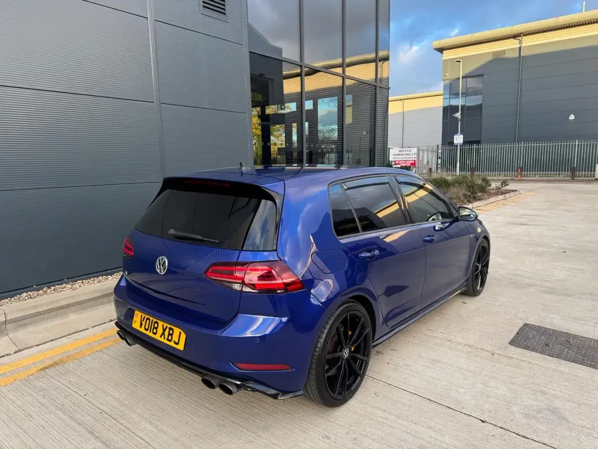 Used VW Golf VII R 2018 Blue Hatchback