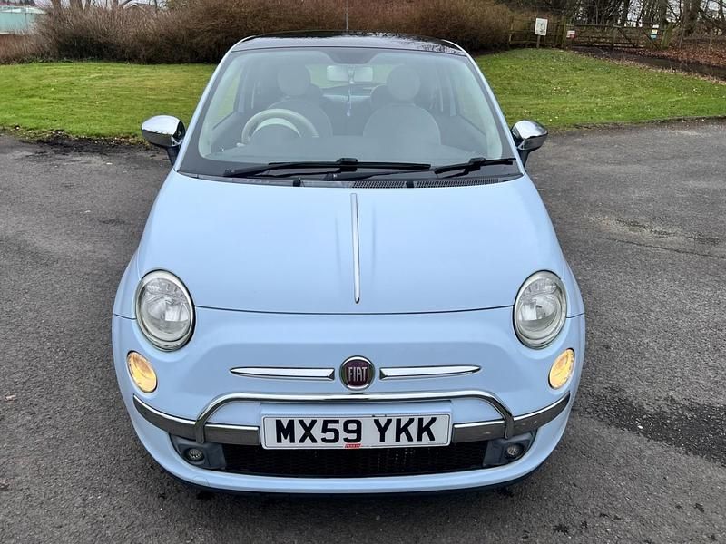Usado Fiat 500 Lounge 69 HP (50 kW) 2009 Azul Cabrios