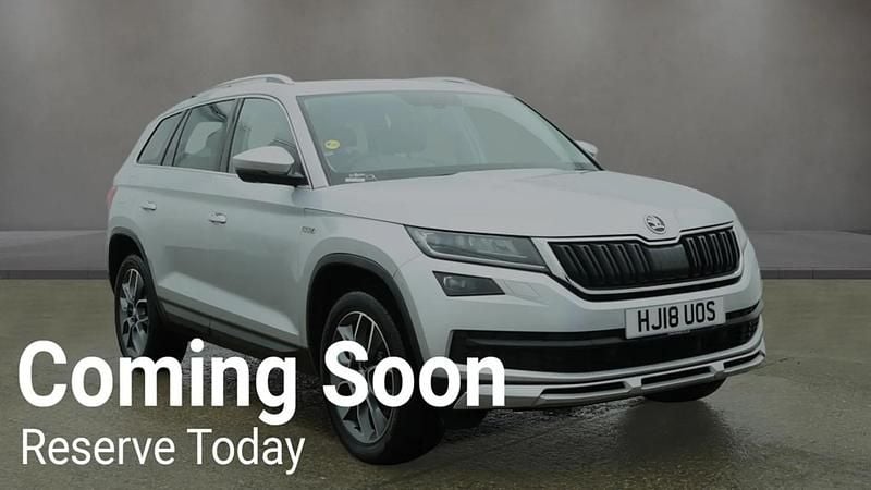 Silver Used 2018 Skoda Kodiaq Scout 4x4 SUV | £19,299 (Good price) - Image 1/2