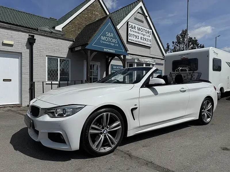 Used BMW 420 Cabriolet M Sport 2014 White Cabriolet