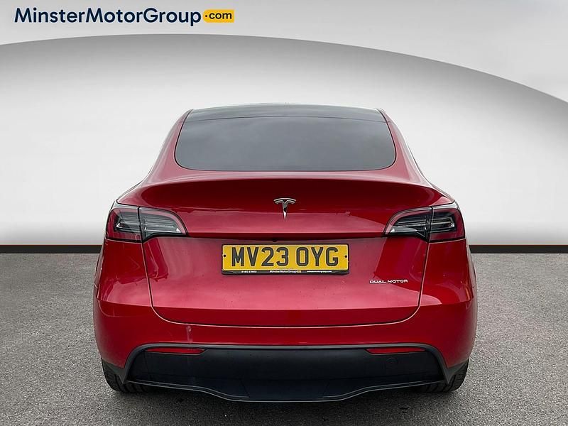Used Tesla Model Y Long Range AWD 378 kW (514 HP) 2023 Red SUV