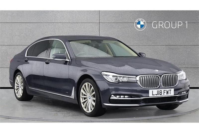 Arctic grey Used 2021 BMW 740L Exclusive Sedan | £27,990 - Image 1/4